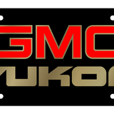 GMC - Carbon Steel License Plate - GMC Yukon