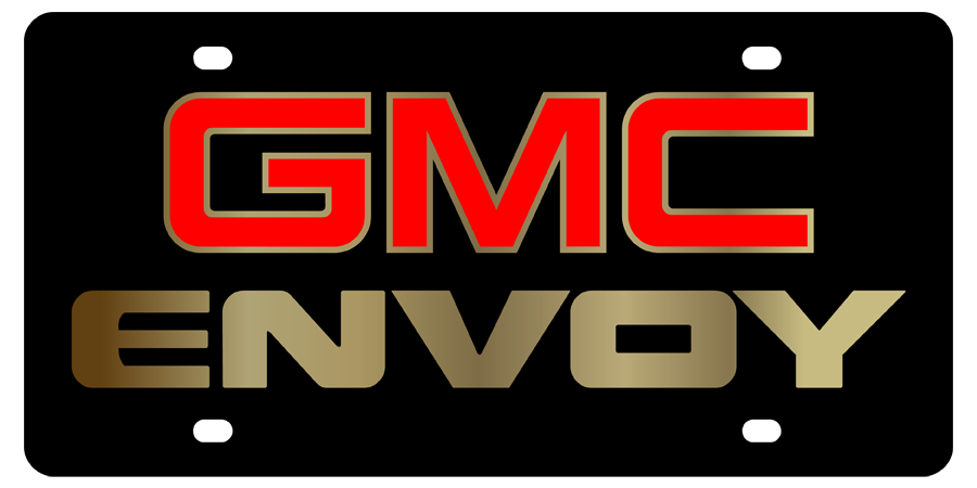 GMC - Carbon Steel License Plate - GMC Envoy