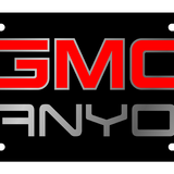 GMC - Carbon Steel License Plate - GMC Canyon