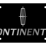 Lincoln - Carbon Steel License Plate - Continental