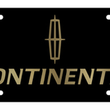 Lincoln - Carbon Steel License Plate - Continental