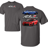 Chevrolet Camaro ZL1 Logo Emblem Graphic Black Cotton Shirt Official Licensed