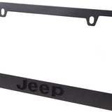 Jeep – Stealth Blackout License Plate Frame – Jeep Word Logo