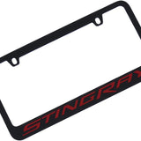 Chevrolet  - Black Icon Frames - Chevrolet Red Stingray Word Logo