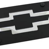 Chevrolet - Carbon Steel License Plate - Chevrolet Bowtie Logo Chrome