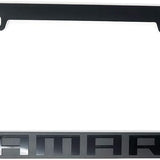 Chevrolet – Stealth Blackout License Plate Frame – Chevrolet Camaro Word Logo