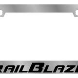 Chevrolet Trailblazer License Plate Frame - Chrome Icon Frames - Trailblazer Word