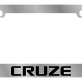 Chevrolet Cruze License Plate Frame - Chrome Icon Frames - Cruze Word