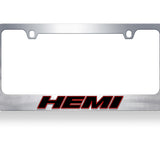 Chrysler - Chrome Icon Frames - Chrysler HEMI Word Logo