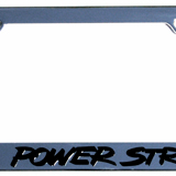 Ford – Chrome License Plate Frame – Ford Power Stroke Logo Word