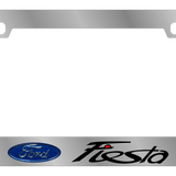 Ford – Chrome License Plate Frame – Ford Fiesta Word Logo