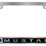Ford – Chrome License Plate Frame – Ford Mustang Word Logo