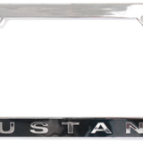 Ford – Chrome License Plate Frame – Mustang Word Logo