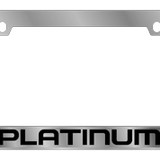 Ford – Chrome License Plate Frame – Platinum Word