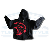Dodge SRT Hellcat Muscle Cars Cotton Black Zipper Hoodie Official Licensed