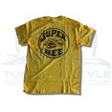 Dodge Super Bee 60s 70s Logo Car Graphic Cotton T-Shirt Yellow Official Licensed