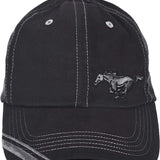 Ford Mustang Pony Logo Baseball Cap Car Auto Racing Hat Black Official Licensed