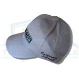 Ford Mustang GT/CS Tri Bar Embroidered Logo Baseball Cap Grey Official Licensed