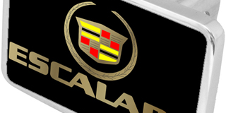 Cadillac Escalade Logo Trailer Hitch Plug - Premium XL - Official Licensed