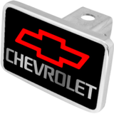 Chevrolet Bowtie Logo/Word Trailer Hitch Plug - Premium XL - Official Licensed