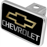 Chevrolet Bowtie Logo/Word Trailer Hitch Plug - Premium XL - Official Licensed