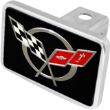 Corvette C5 Logo Trailer Hitch Plug - Premium XL - Official Licensed