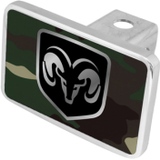 Dodge Ram Logo Trailer Hitch Plug - Premium XL - Official Licensed