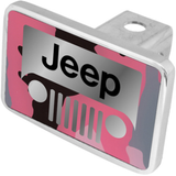 Mopar Jeep Grill Logo Trailer Hitch Plug - Premium XL - Official Licensed