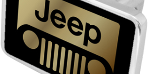 Mopar Jeep Grill Trailer Hitch Plug - Premium XL - Official Licensed
