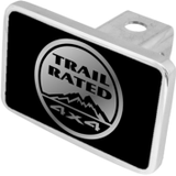 Mopar Trail Rated Logo Trailer Hitch Plug - Premium XL - Official Licensed