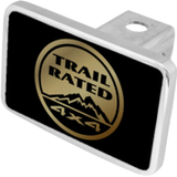 Mopar Trail Rated Logo Trailer Hitch Plug - Premium XL - Official Licensed