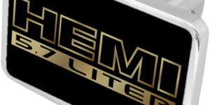 Mopar Hemi Badge 2005 Trailer Hitch Plug - Premium XL - Official Licensed