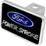 Ford Power Stroke Logo Trailer Hitch Plug - Premium XL - Official Licensed
