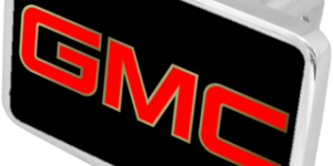 GMC Logo Trailer Hitch Plug - Premium XL - Official Licensed