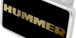 Hummer Logo Trailer Hitch Plug - Premium XL - Official Licensed