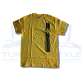 Dodge Super Bee 60s 70s Logo Car Graphic Cotton T-Shirt Yellow Official Licensed
