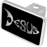 LSN Spiritual- Jesus Fish Logo Trailer Hitch Plug - Premium XL - Official Licensed
