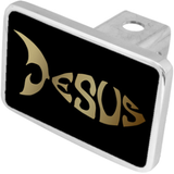 LSN Spiritual- Jesus Fish Logo Trailer Hitch Plug - Premium XL - Official Licensed