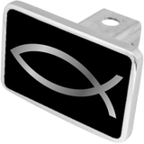 LSN Spiritual - Jesus Fish Emblem Trailer Hitch Plug - Premium XL - Official Licensed