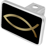 LSN Spiritual - Jesus Fish Emblem Trailer Hitch Plug - Premium XL - Official Licensed