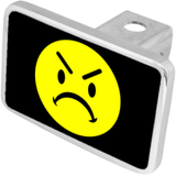 LSN- Mean Face Logo Trailer Hitch Plug - Premium XL - Official Licensed