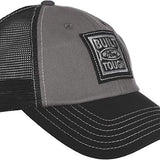 Ford Built Ford Tough Trucker Hat Logo Car Auto Racing Cap Gray & Black Mesh