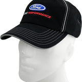 Ford Performance Logo Baseball Cap Car Racing Hat Blue Gray Officially Licensed