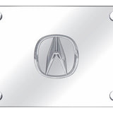 Acura (No Fill) License Plate - Chrome Logo - Official Licensed
