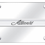 Cadillac Allante Name License Plate - Chrome on Mirrored - Official Licensed