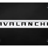 Chevrolet Avalanche Name License Plate - Official Licensed