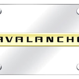 Chevrolet Avalanche Name License Plate - Official Licensed