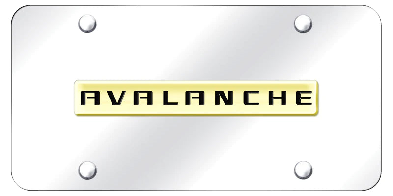 Chevrolet Avalanche Name License Plate - Official Licensed