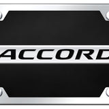 Honda Accord Name Acrylic Kit - Chrome on Black - Official Licensed