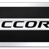 Honda Accord Name Acrylic Mini Kit - Chrome on Black - Official Licensed